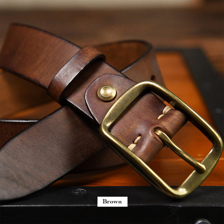 Full Grain Leather Men's Everyday Belt