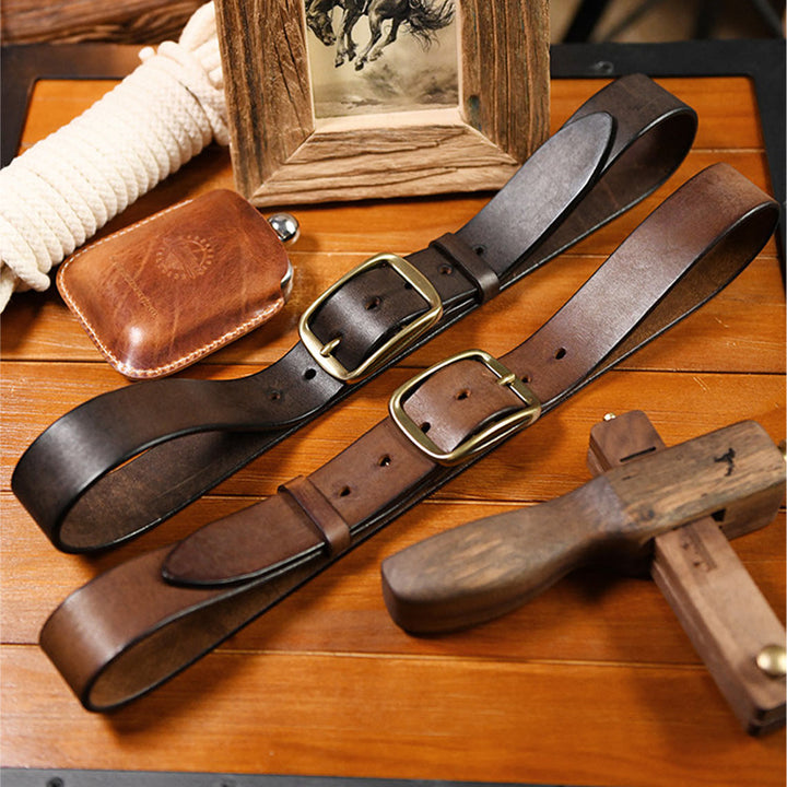 Full Grain Leather Men's Everyday Belt