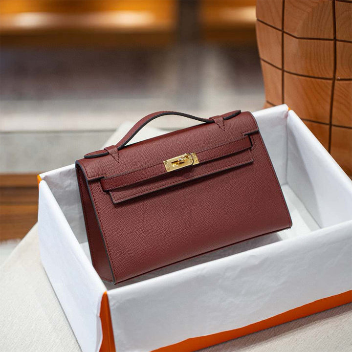 Leather Inspired Kelli Clutch for Women