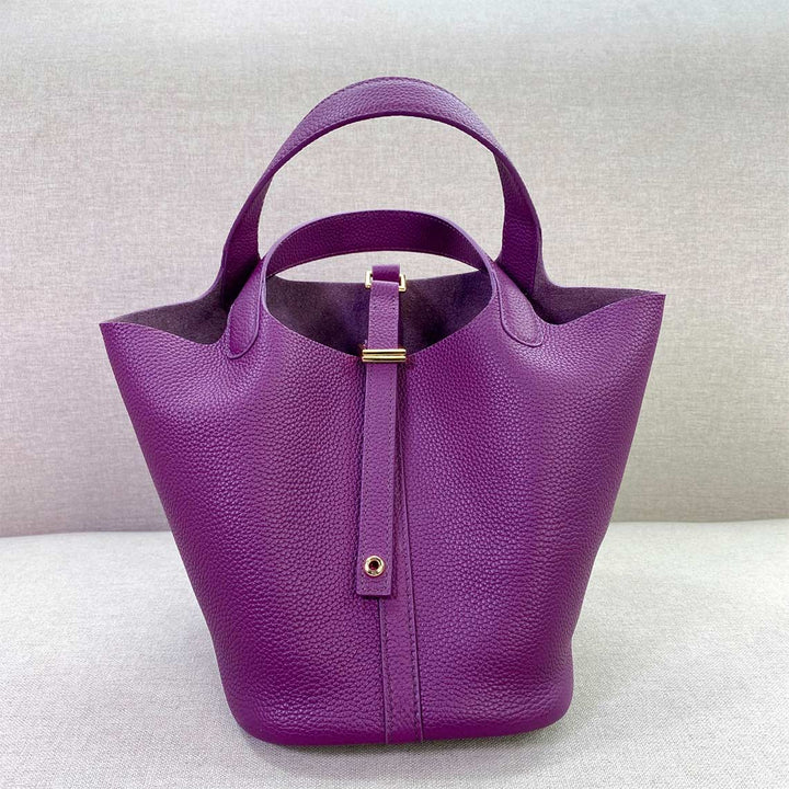 Purple Leather Bag Handbag | Women Leather Bag for Everyday
