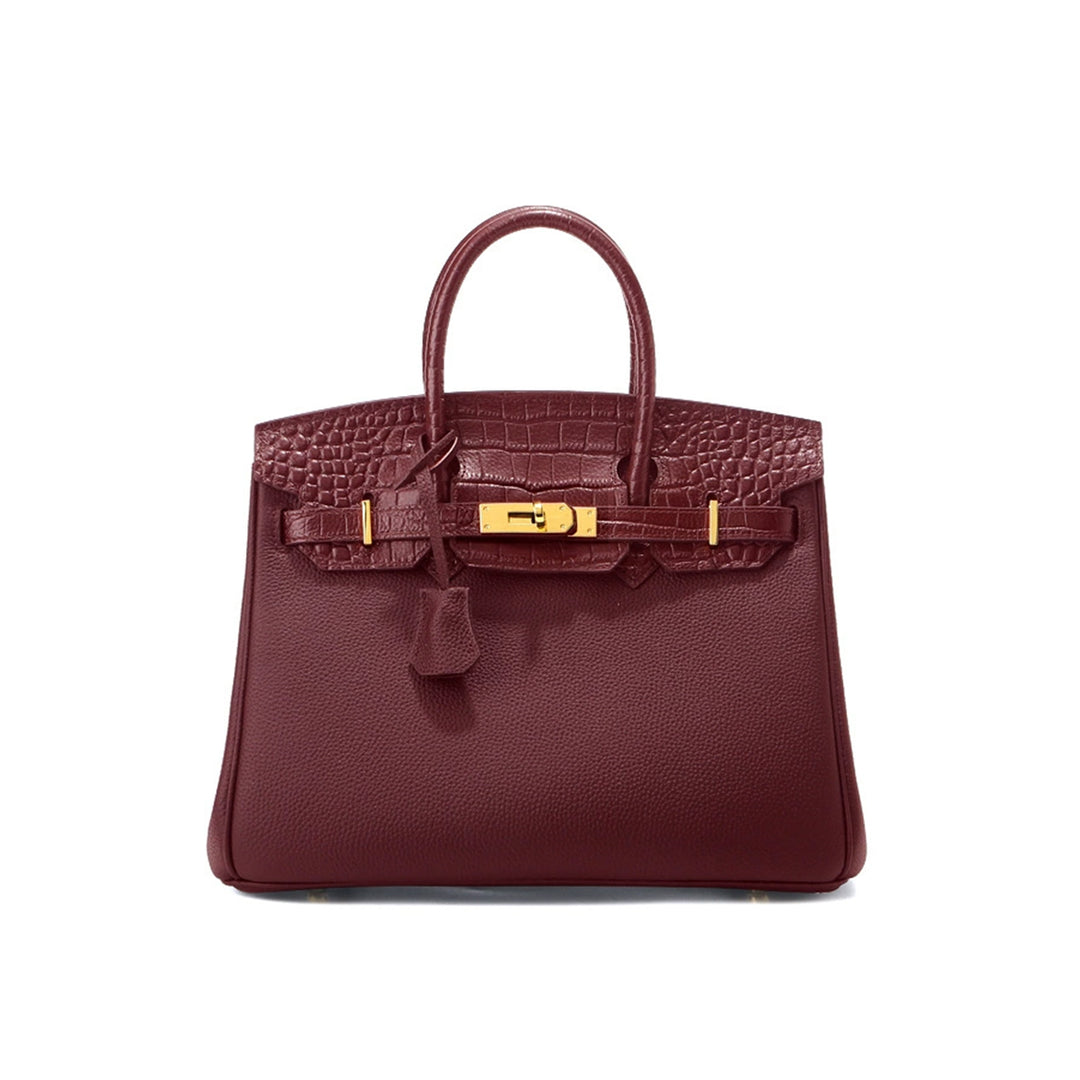 Red leather bag | leather red handbag for women birthday gift idea