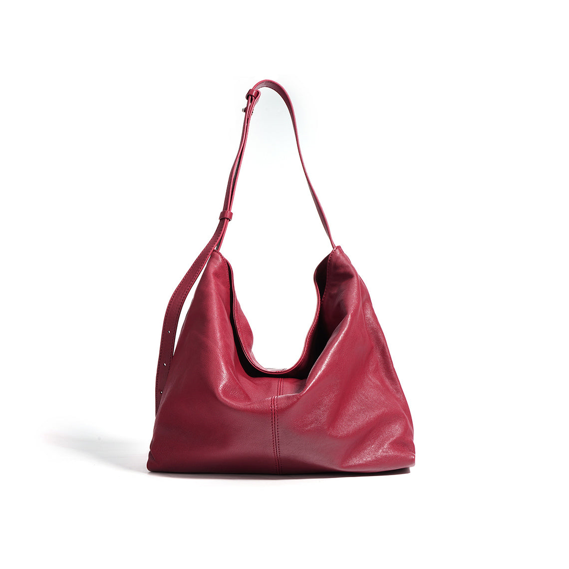 Red Leather Tote Bag for Women | Slouchy Leather Bags