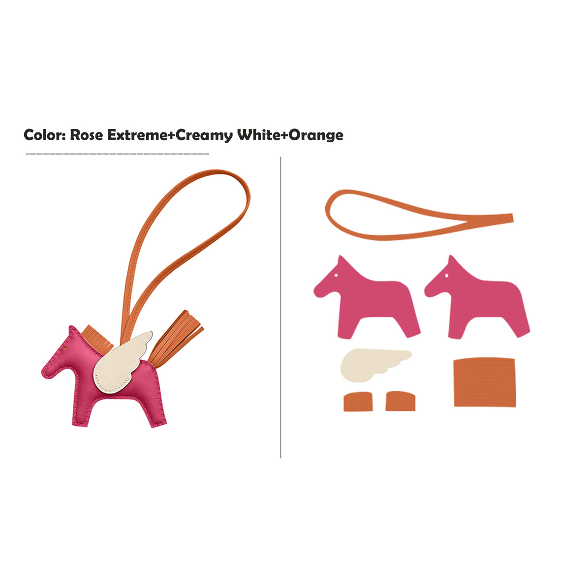 POPSEWING® Sheep Leather Flying Horse Charm DIY Kits