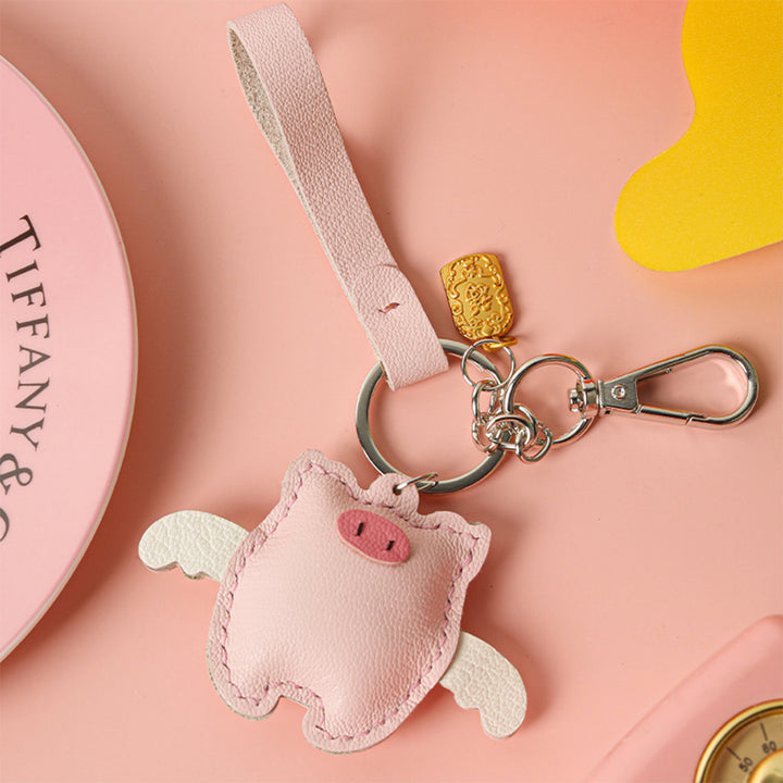 POPSEWING® Sheep Leather Piglet Keychain DIY Kit