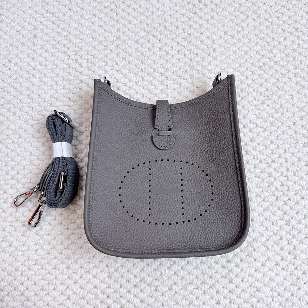 Top Grain Leather Inspired Evelyne Crossbody Bag