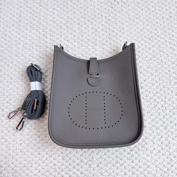 Top Grain Leather Inspired Evelyne Crossbody Bag