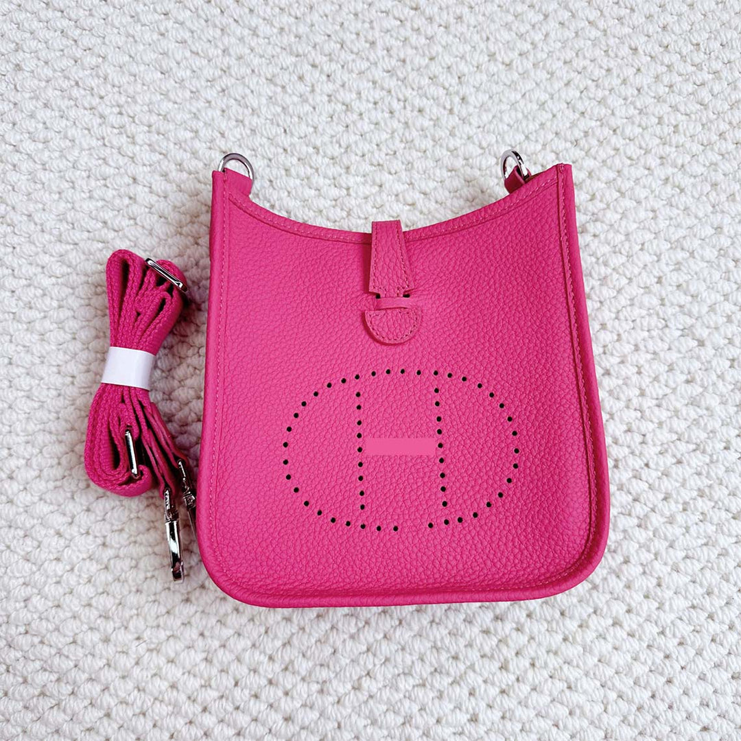 Top Grain Leather Inspired Evelyne Crossbody Bag