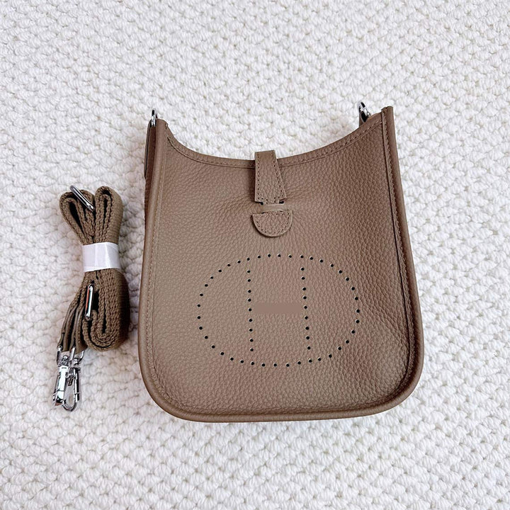 Top Grain Leather Inspired Evelyne Crossbody Bag