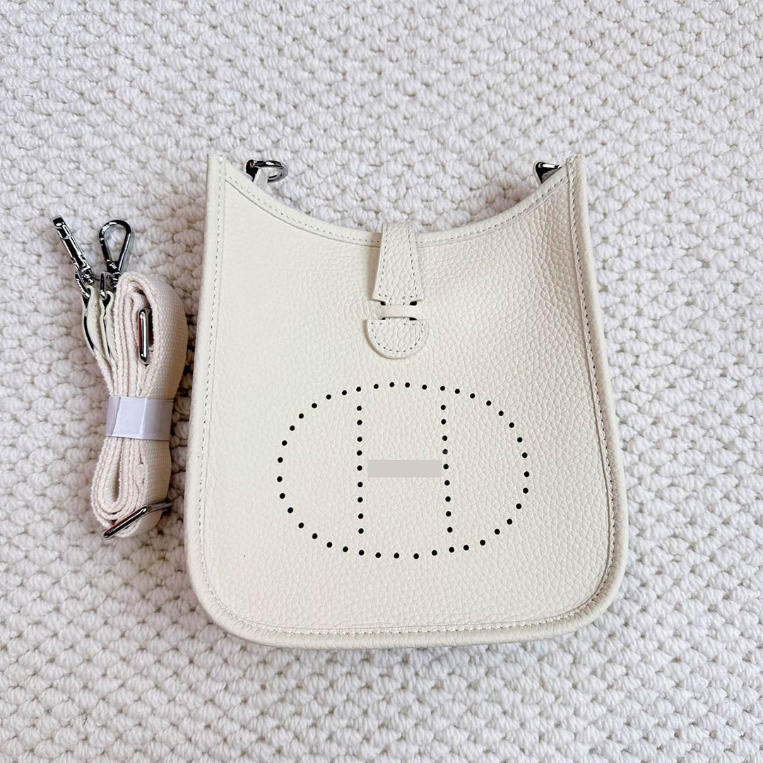 Top Grain Leather Inspired Evelyne Crossbody Bag