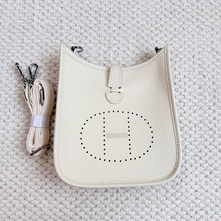 Top Grain Leather Inspired Evelyne Crossbody Bag