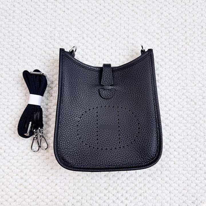 Top Grain Leather Inspired Evelyne Crossbody Bag