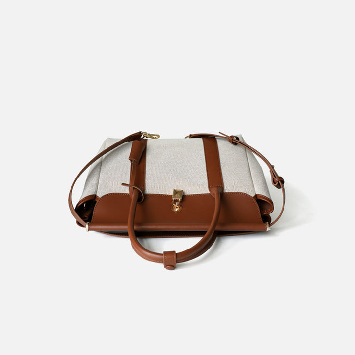 Top Grain Leather Women Work Handbag