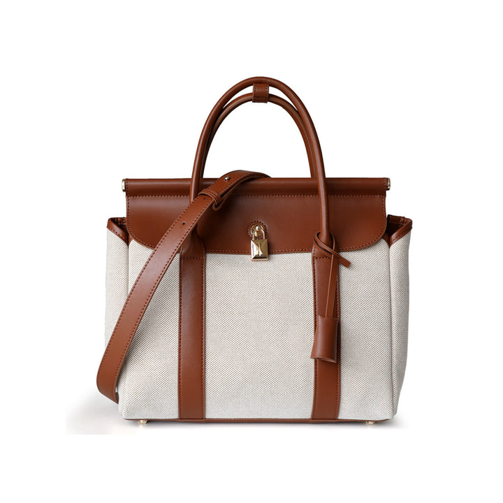 Top Grain Leather Women Work Handbag