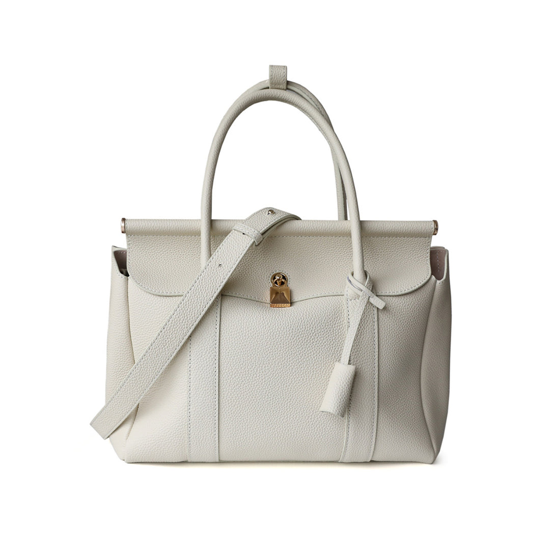 Top Grain Leather Women Work Handbag