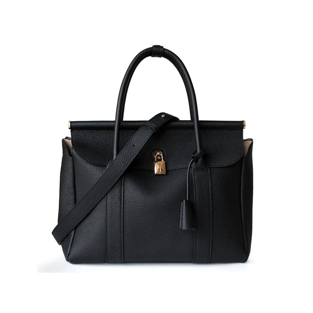 Top Grain Leather Women Work Handbag