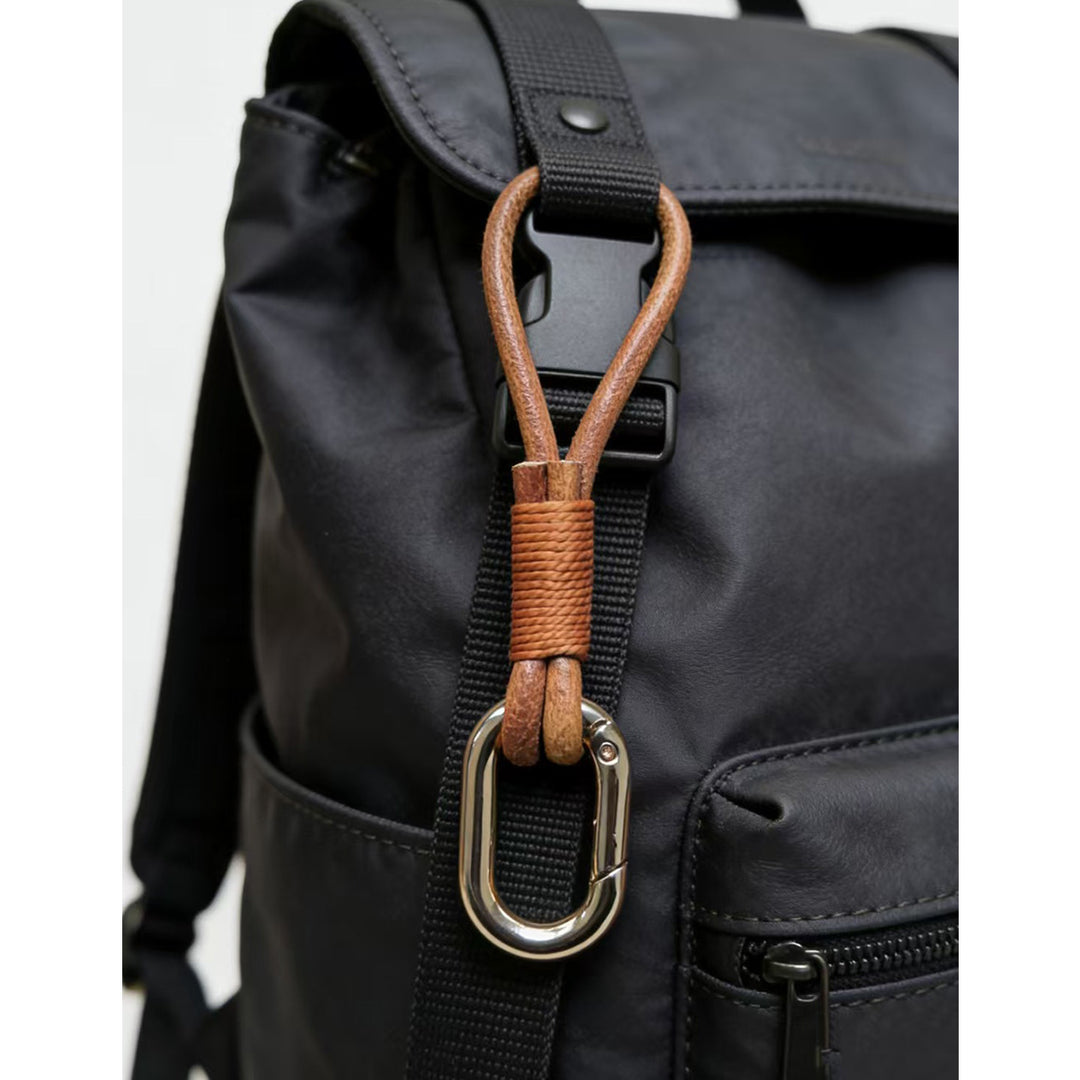 Handmade Leather Wrist Band Keychain