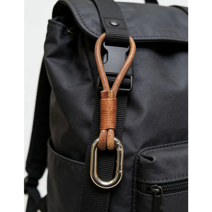 Handmade Leather Wrist Band Keychain