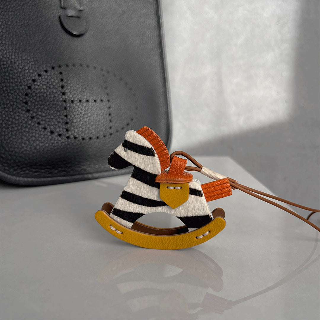 POPSEWING® Leather Fur Horse Charm