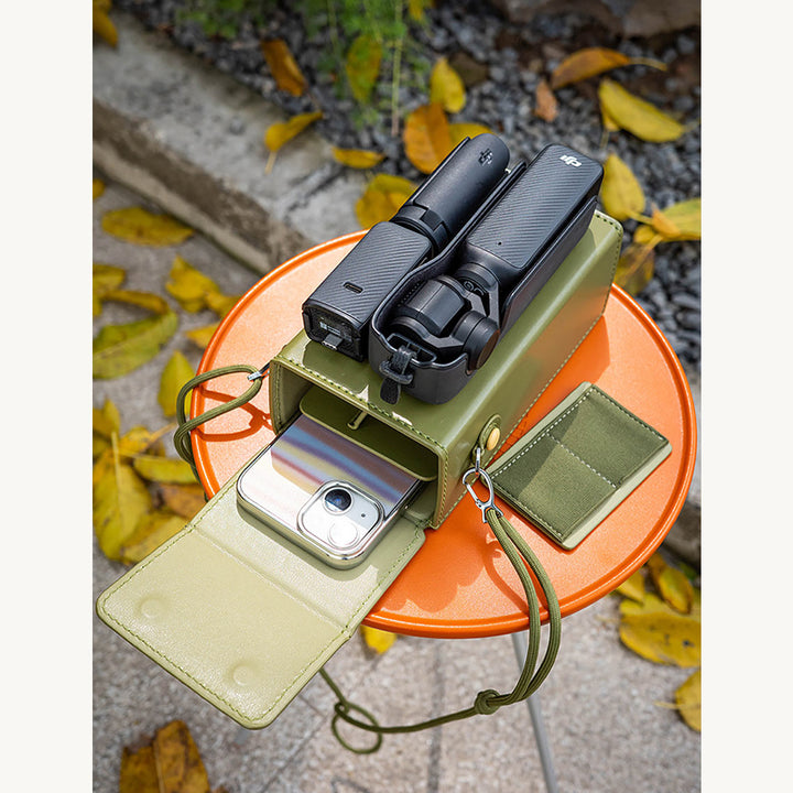 POPSEWING® Leather DJI Osmo Pocket 3 Protective Phone Case