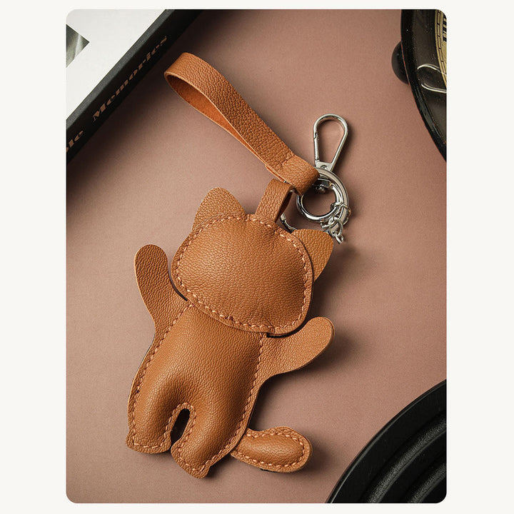 POPSEWING® Leather Raccoon Keychain Charm DIY Kit