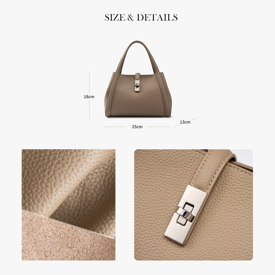 Minimalist Large Handbag Size - POPSEWING®