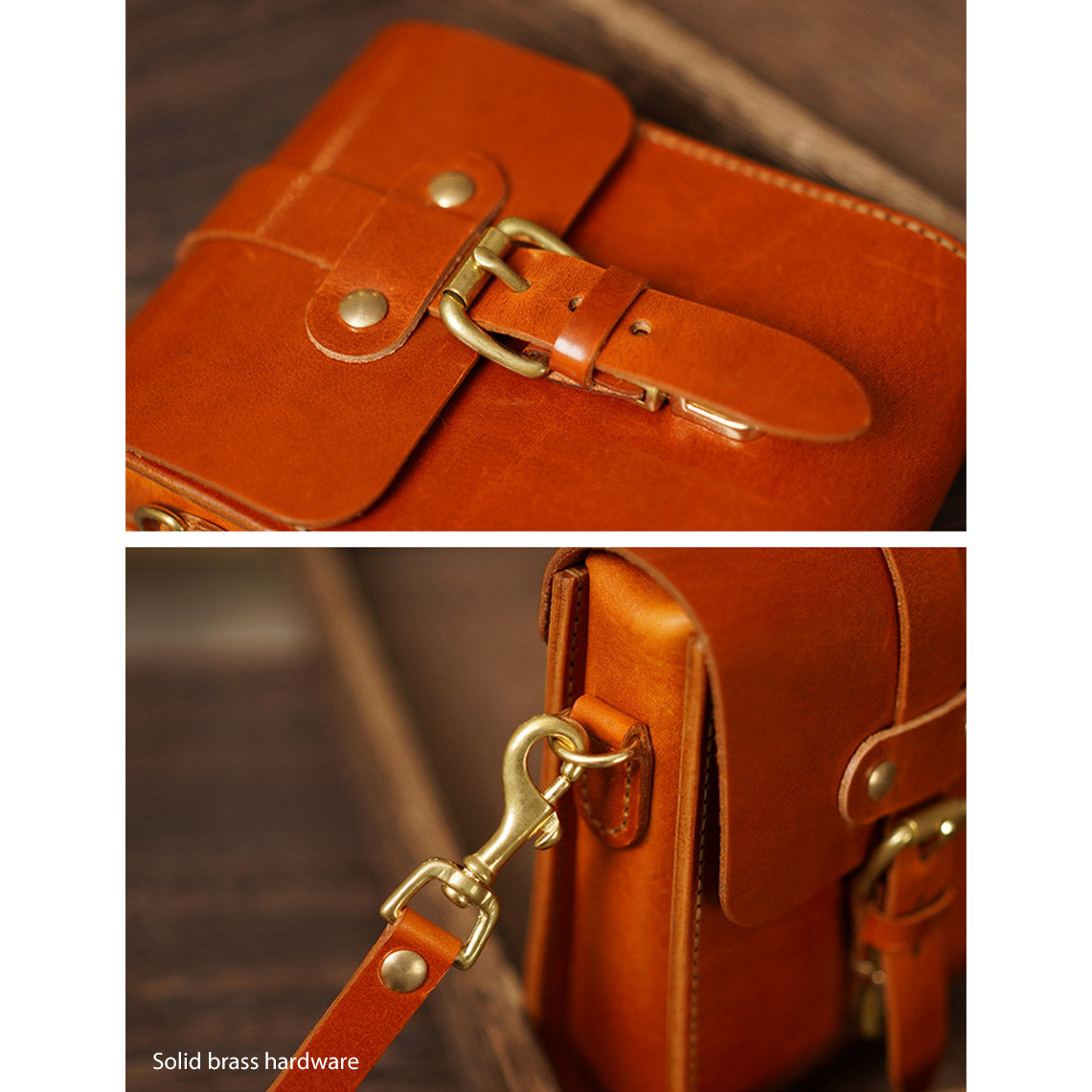 POPSEWING® Full Grain Leather Vintage Phone Bag DIY Kits