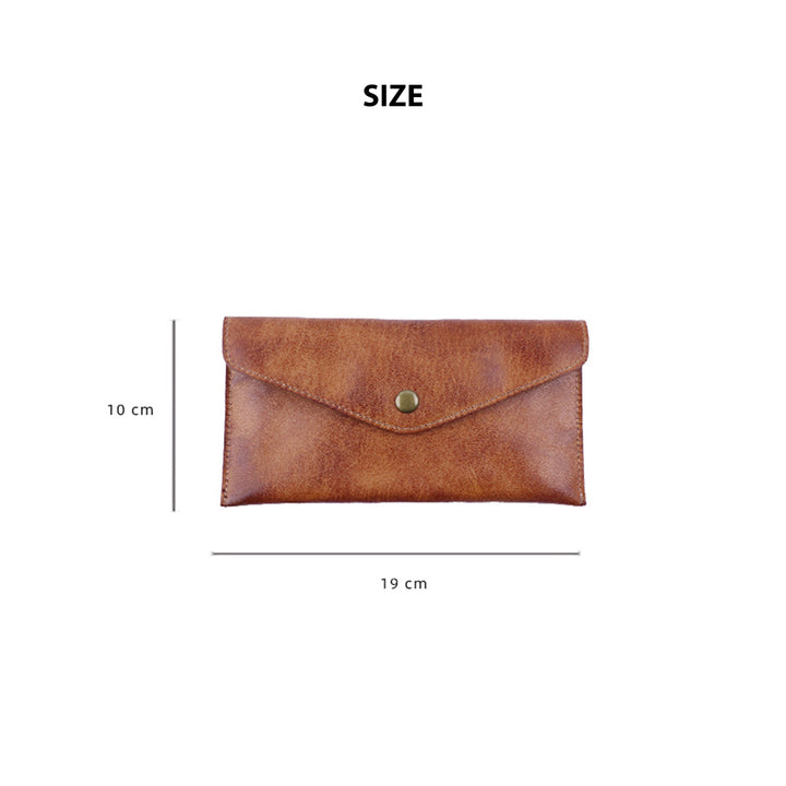 Vegetable Tanned Leather Envelope Wallet