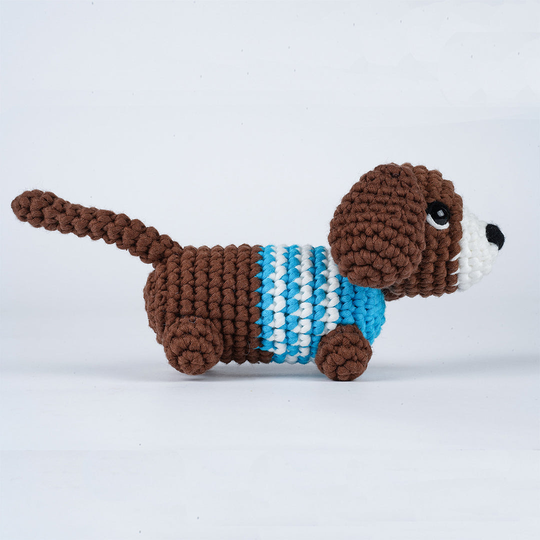 POPSEWING® Crochet Small Dachshund Dog DIY Kit