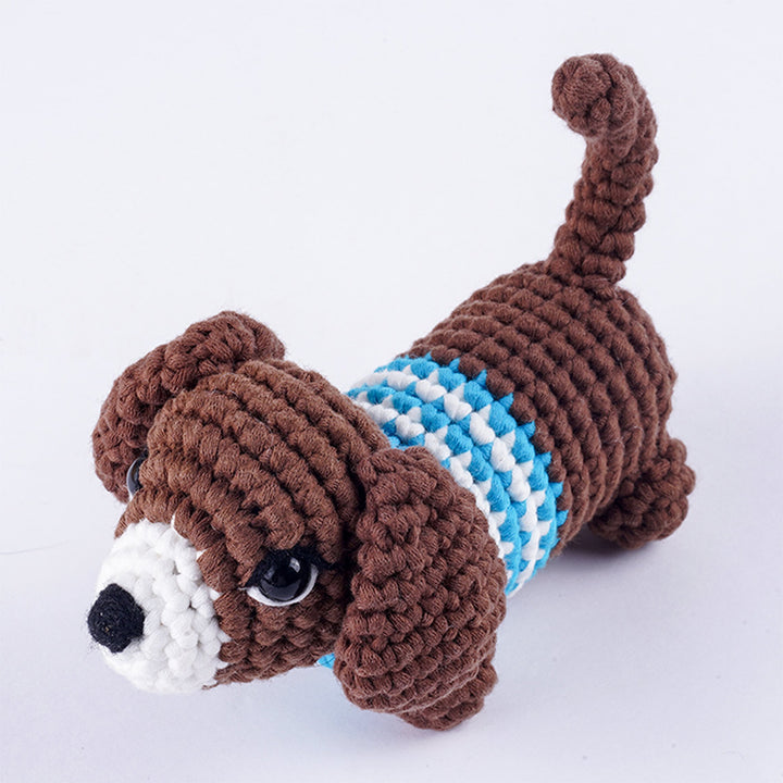 POPSEWING® Crochet Small Dachshund Dog DIY Kit