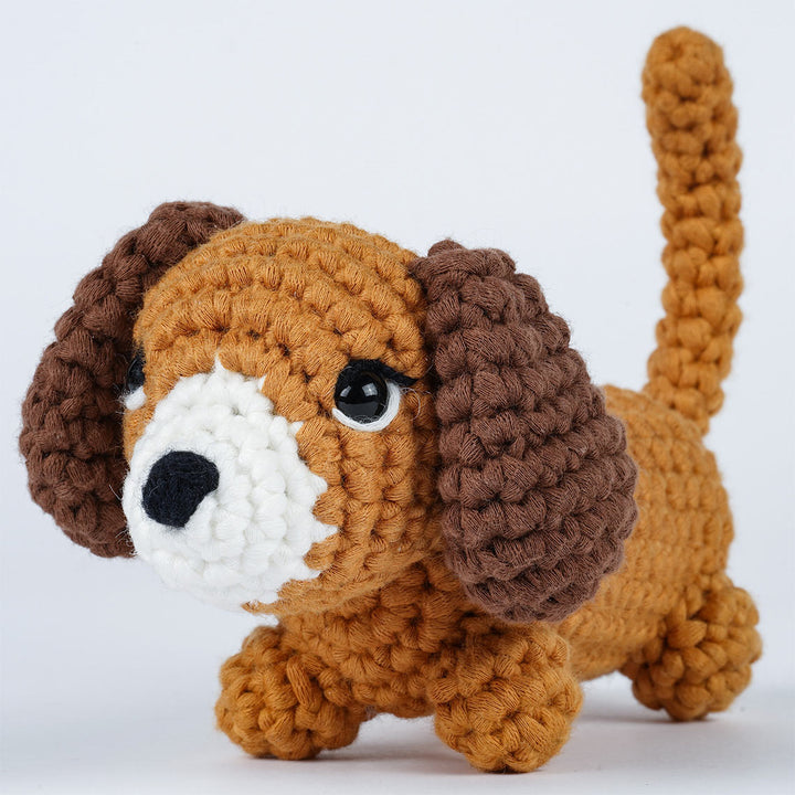 POPSEWING® Crochet Small Dachshund Dog DIY Kit