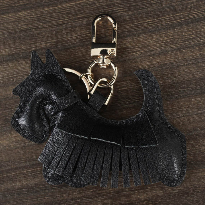 POPSEWING® Sheep Leather Scottie Dog Keychain DIY Kit