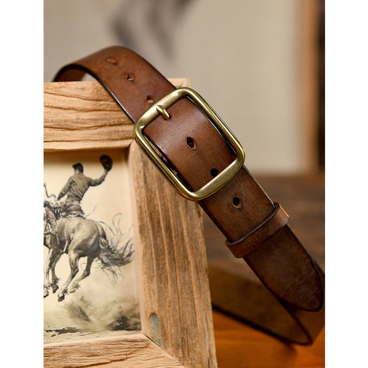 Full Grain Leather Men's Everyday Belt