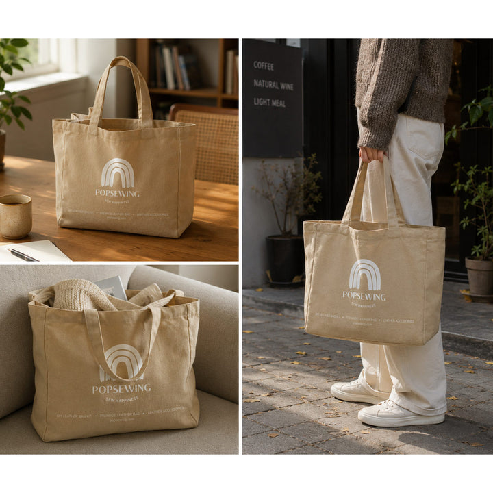 POPSEWING® Brand Canvas Bag Shopping Bag