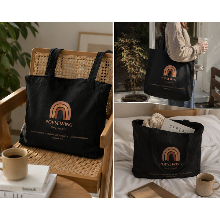POPSEWING® Brand Canvas Bag Shopping Bag
