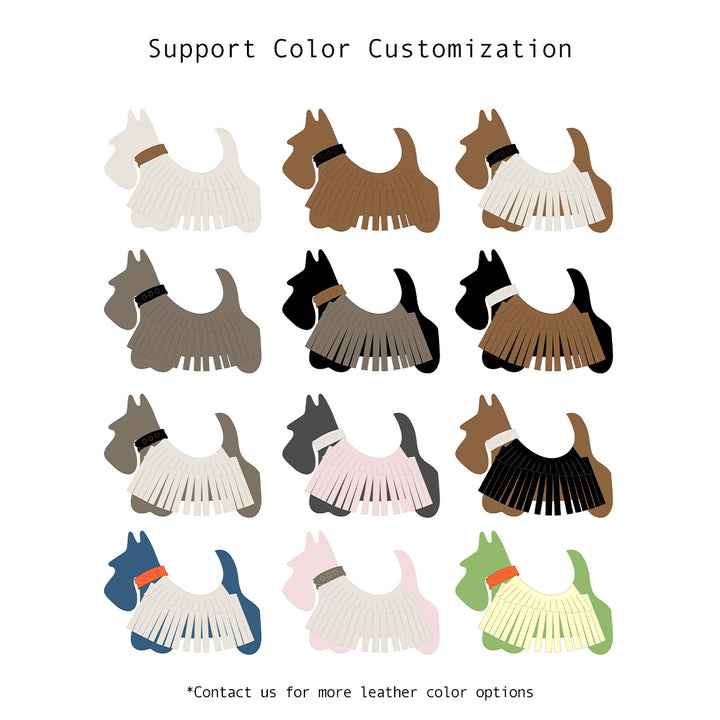 POPSEWING® Sheep Leather Scottie Dog Keychain DIY Kit