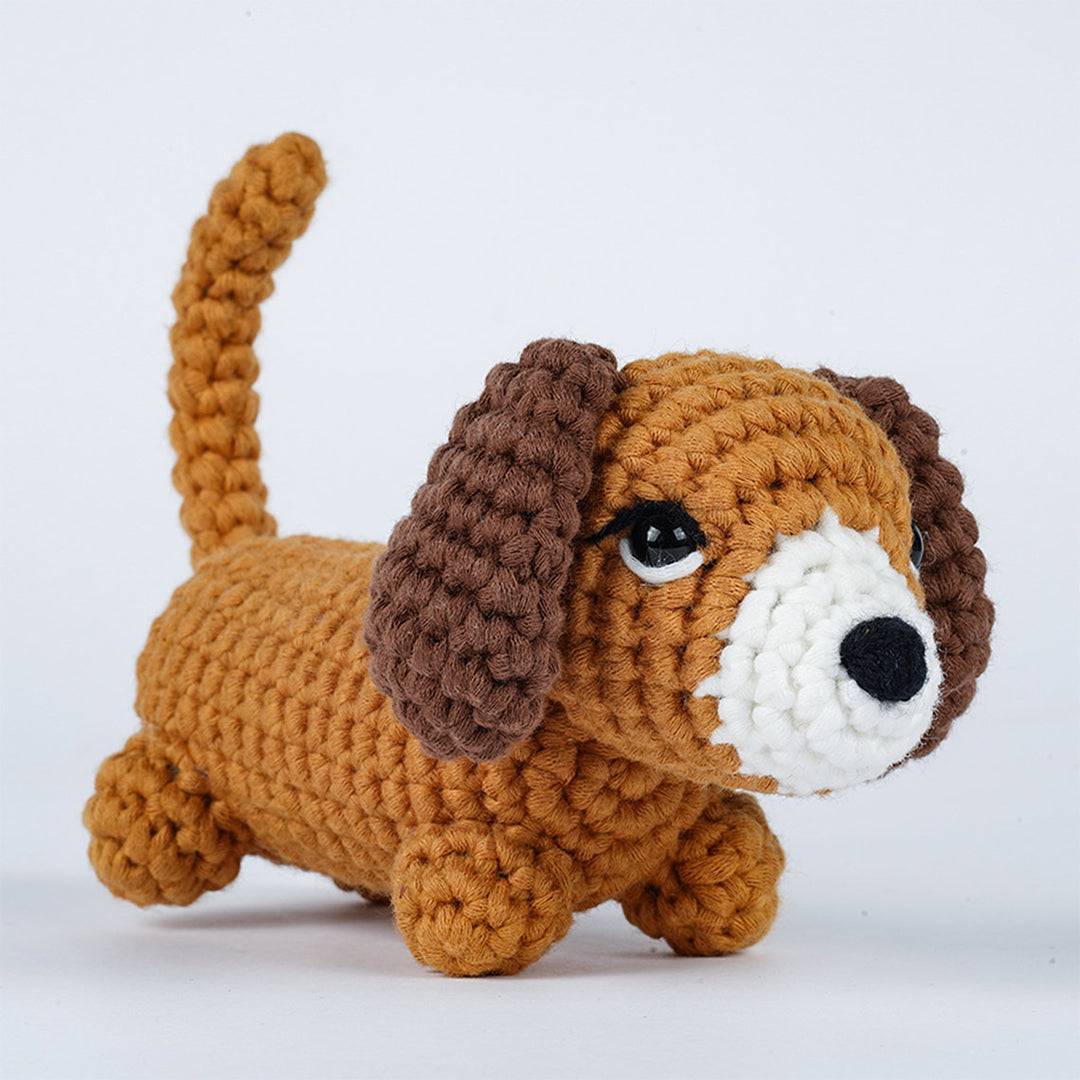 POPSEWING® Crochet Small Dachshund Dog DIY Kit