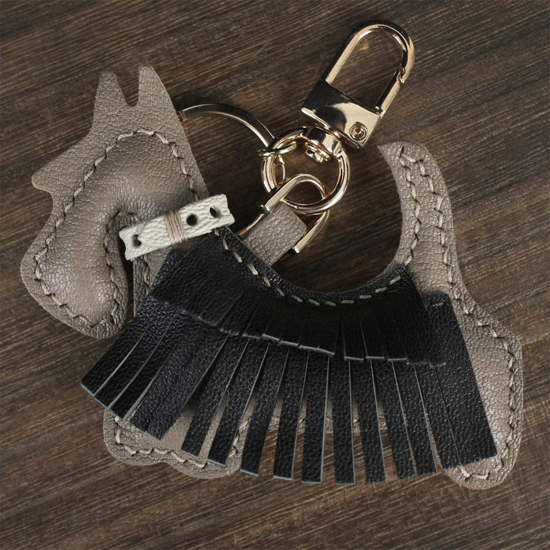 POPSEWING® Sheep Leather Scottie Dog Keychain DIY Kit