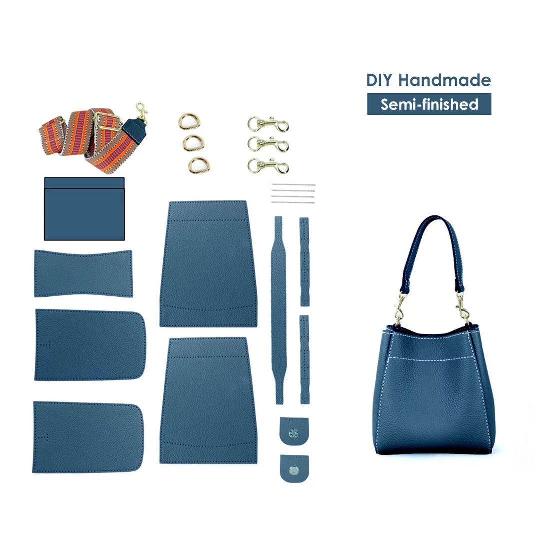 Sewing project kits | make your own leather bag with POPSEWING kits