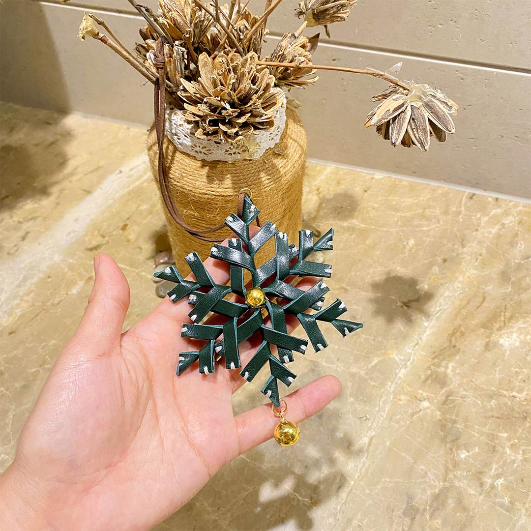 POPSEWING® Sheep Leather Snowflake Charm DIY Kit