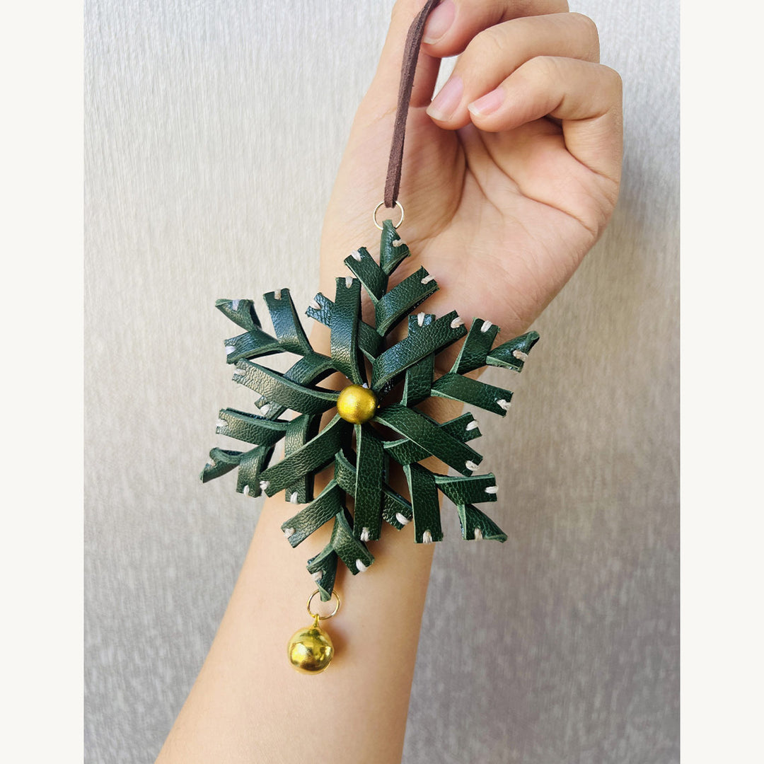 POPSEWING® Sheep Leather Snowflake Charm DIY Kit