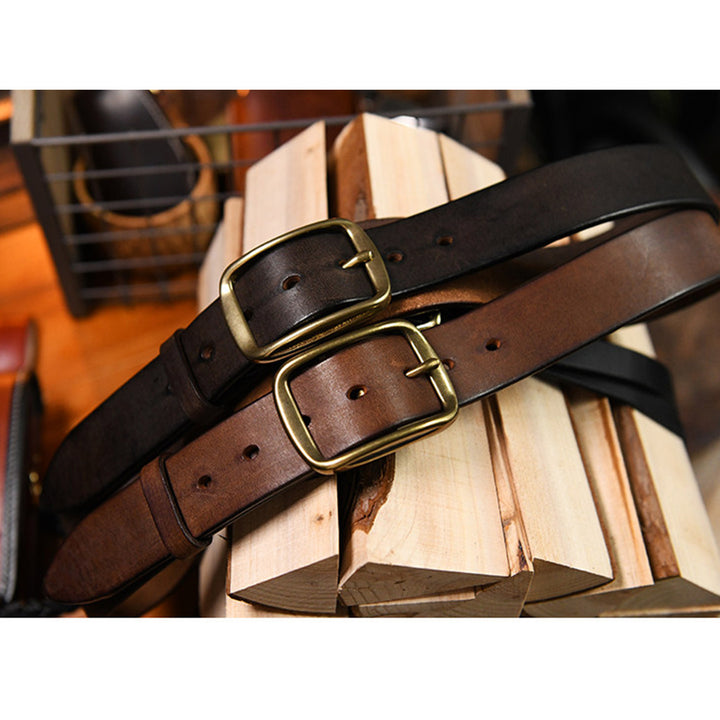 Full Grain Leather Men's Everyday Belt