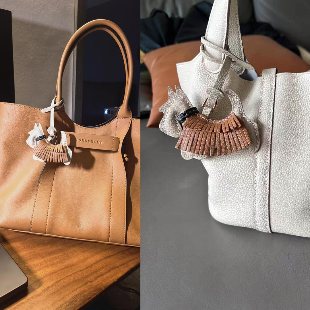 POPSEWING® Sheep Leather Scottie Dog Keychain DIY Kit