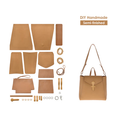 Backpack DIY Leather Bag Kits | Make Your Own Leather Backpack with Backpack Sewing Kit - POPSEWING™