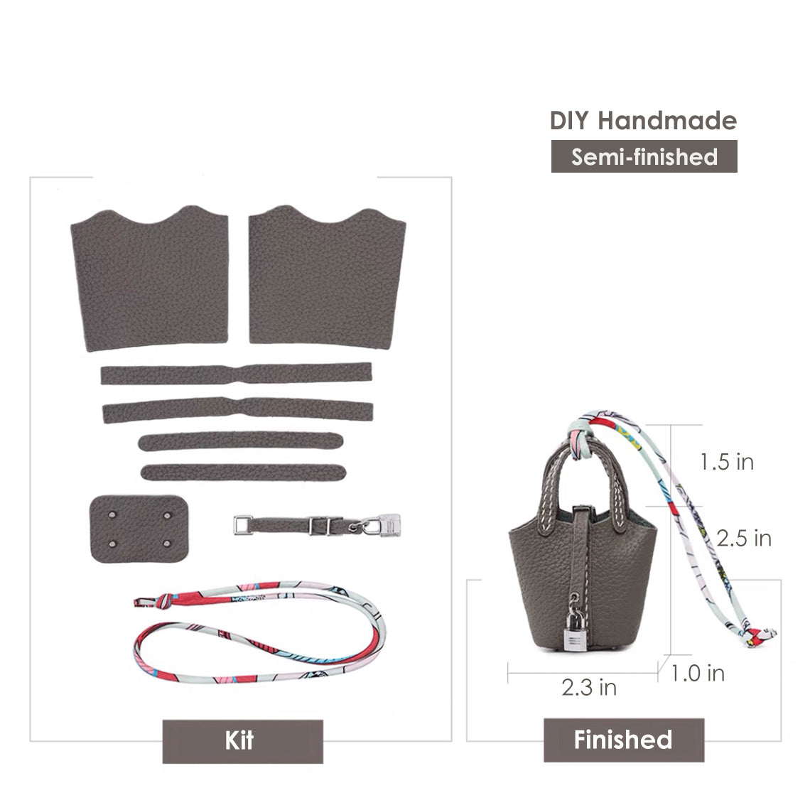 Picotin Bag Charm DIY Kit - Designer Simply Tote Bag Charms | POPSEWING™