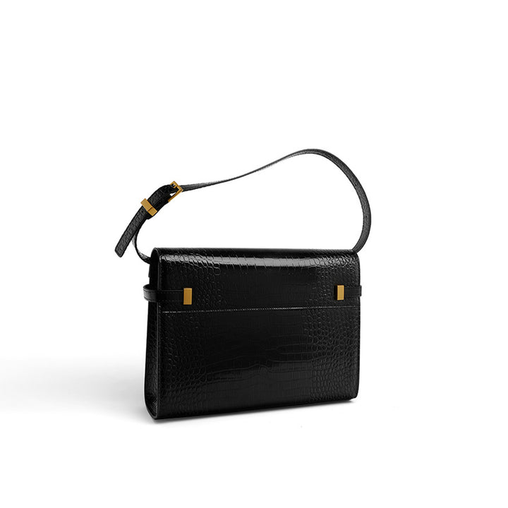 Leather Inspired Designer City Shoulder Bag