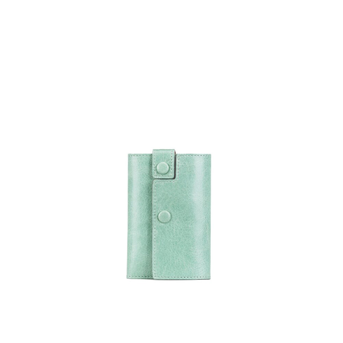 Real Leather Slim Wallet Purse Credit Card Holder in Green - POPSEWING™