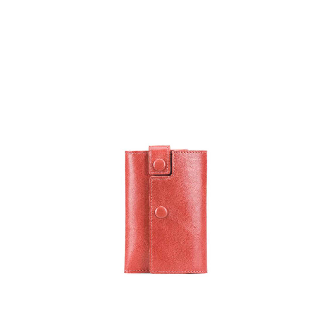 Real Leather Slim Wallet Purse Credit Card Holder in Rose Pink - POPSEWING™