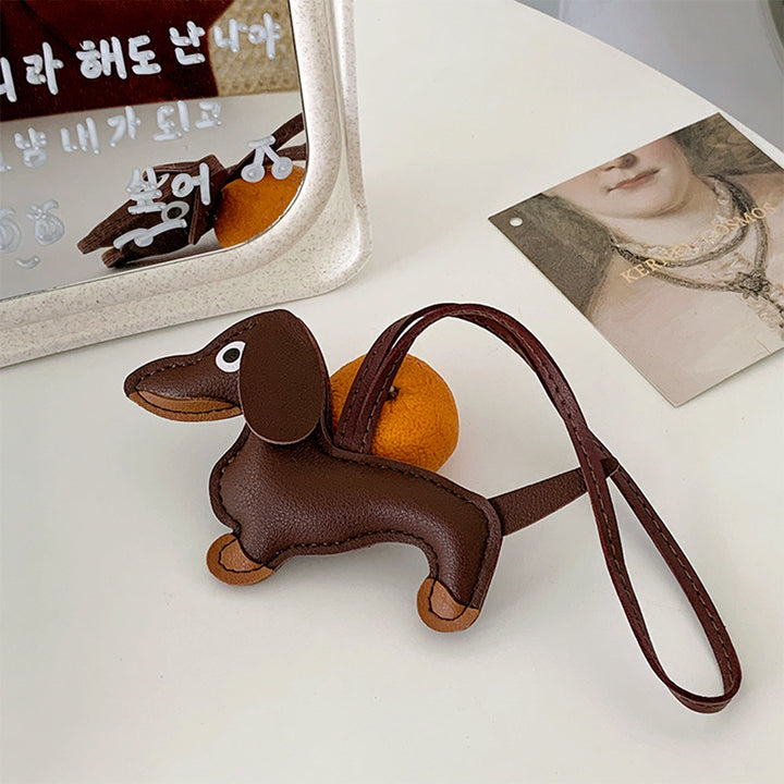 Cute Dog Bag Charm Dachshund Pendants - POPSEWING™ Handmade Leathercrafts