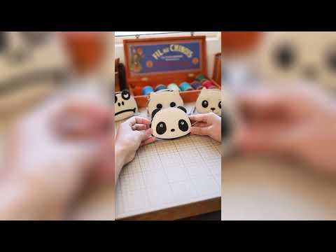 POPSEWING™レザーパンダウォレット財布バッグDIYキット