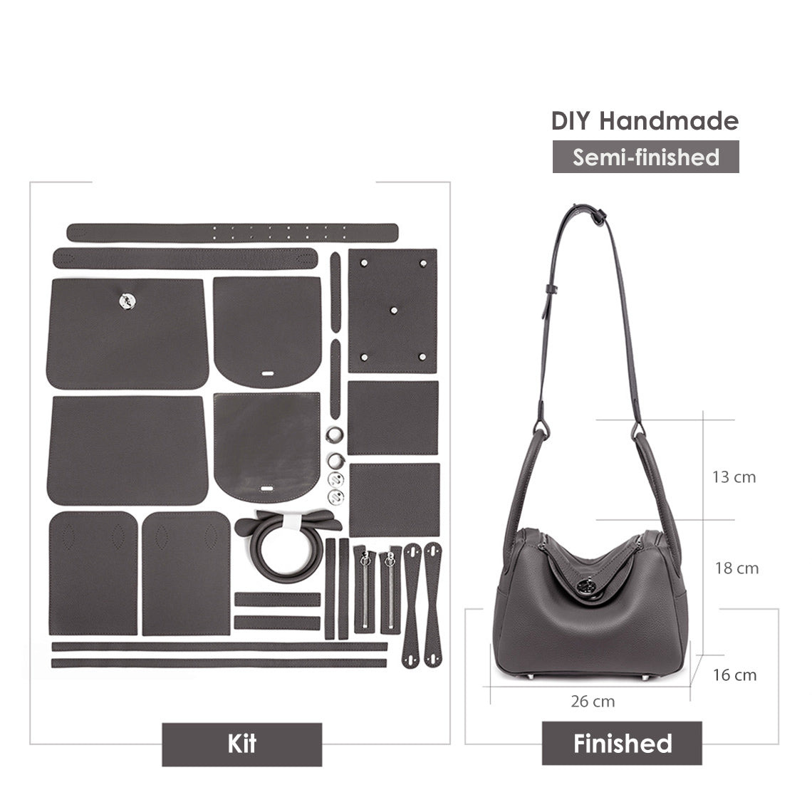 DIYクロスボディバッグとレザークロスボディバッグキット – POPSEWING®